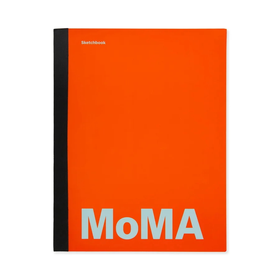Colorful MoMA Sketchbook — 11 × 8.5 Orange / Aqua